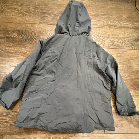 Lands End Outfitters Men's Fleece Lined Outrigger Jacket, Gray, Sz 2XL, Hooded - Picture 16 of 16